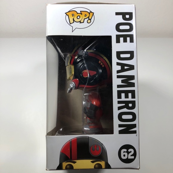 🎉FLASH SALE🎉Funko POP Star Wars TheForceAwakens PoeDameron #62 - Picture 4 of 8